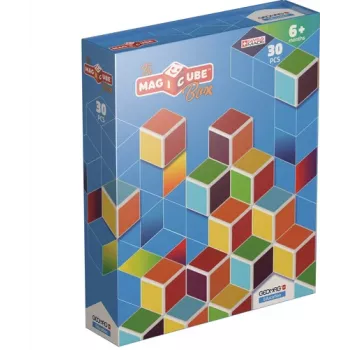 Geomag MagiCube GM120 Magnētiskie būvniecības bloki, 30 gab., Daudzkrāsaini, Kvadrātveida, Unisex, Bērniem no 1,5 gadiem