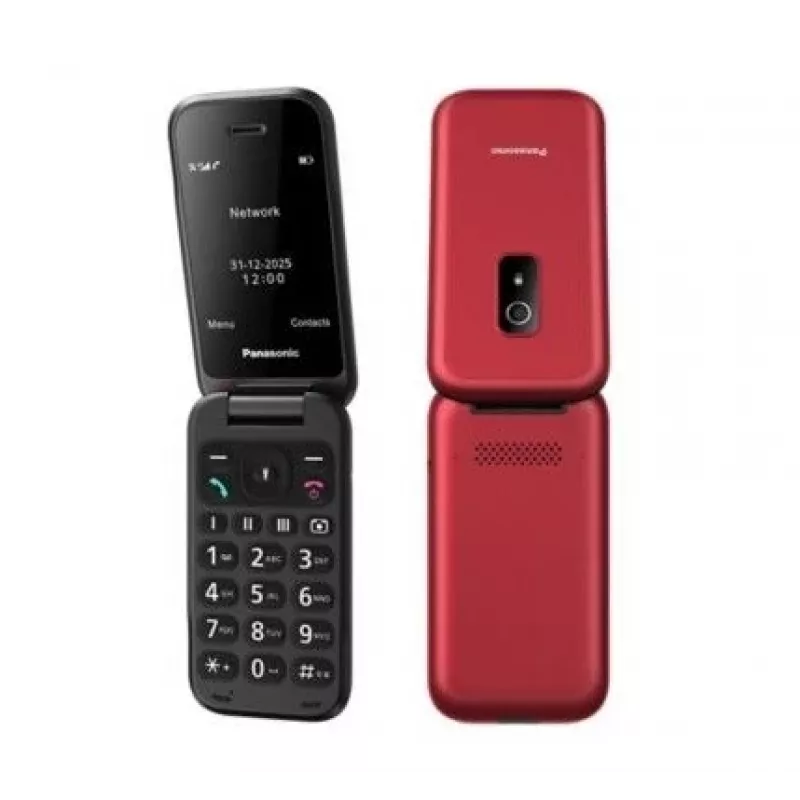 PANASONIC KX-TF600EXR 4G mobilais telefons sarkans