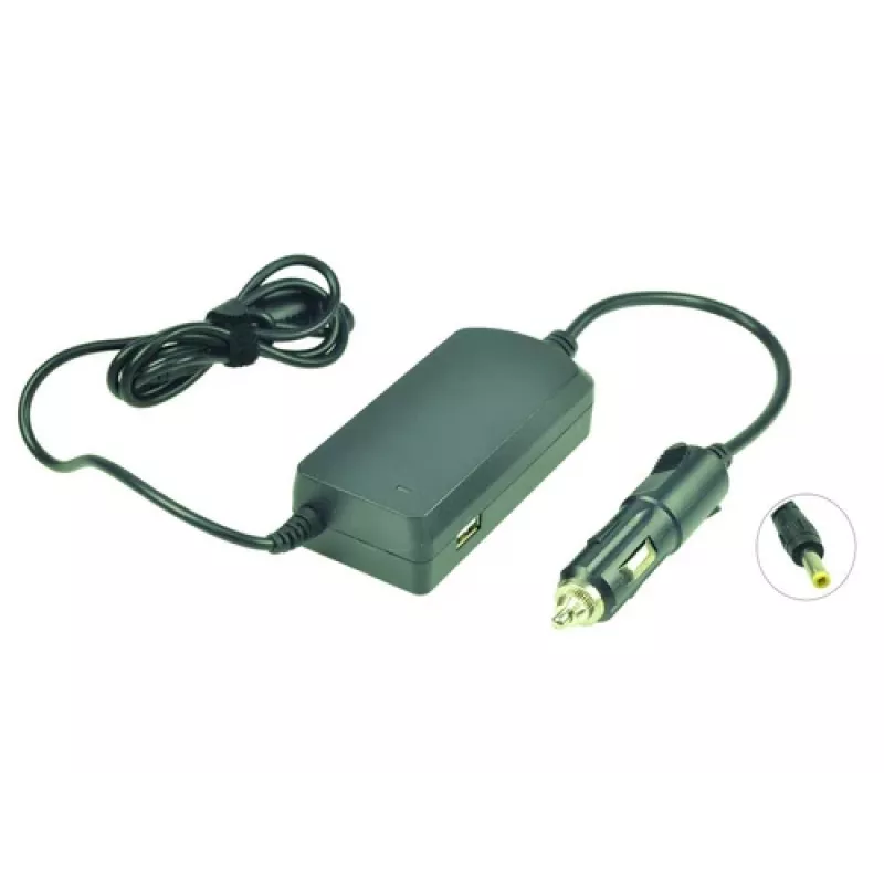 2-POWER CCC0735G Barošanas bloks un sprieguma pārveidotājs 45 W Melns Automašīnai