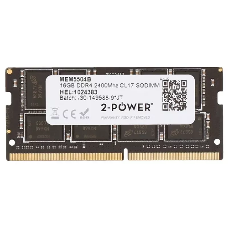 2-POWER MEM5504B 16 GB DDR4 2400 MHz SODIMM Laptop RAM modulis