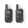 Nedis Walkie Talkie komplekts WLTK0500BK 5 km diapazons 8 kanāli PMR446