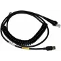 Honeywell USB interfeisa kabelis, USB Type-A uz USB Type-C, 3m spirālveida, melns
