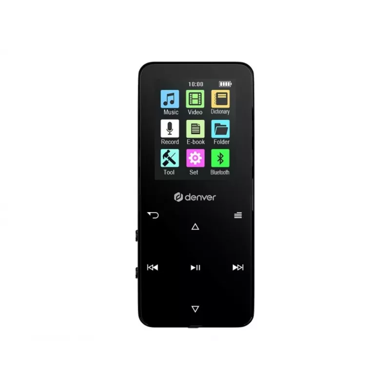 Denver MP-1830B Melns MP4 atskaņotājs ar Bluetooth, 1,8 collu displeju, 4GB, melns