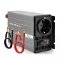 Qoltec MS Wave Power Inverter 12V uz 230V 300/600W USB saderīgs ar LiFePO4 GEL AGM