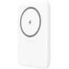 YENKEE Power Bank 501 WH SILIC 5000mAh MagSafe PD 20W Balts