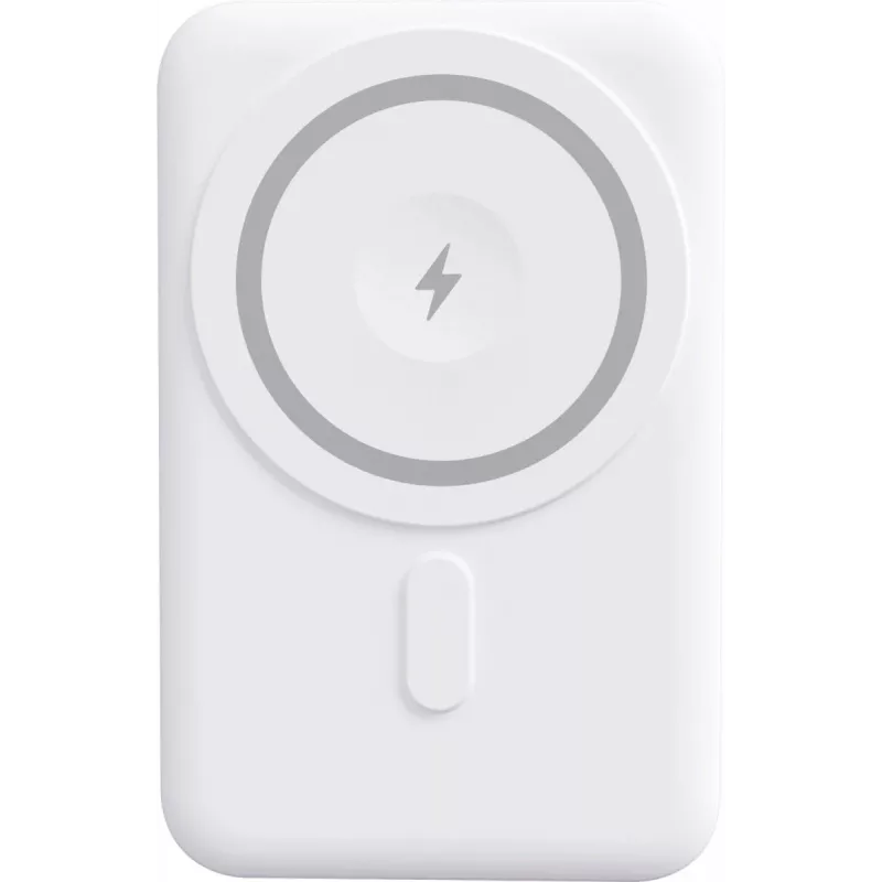 YENKEE Power Bank 501 WH SILIC 5000mAh MagSafe PD 20W Balts