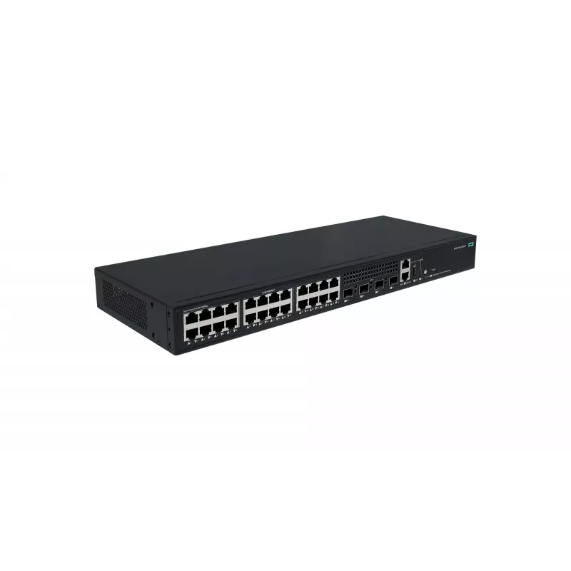 HPE OfficeConnect 2150 24G 4P Switch - 24 Port Gigabit PoE+ ar 4 SFP+ augšupsaitēm