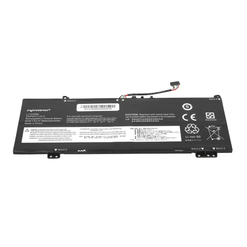 MITSU Battery L17C4PB0 L17M4PB0 for Lenovo Yoga 530-14IKB - 5800 mAh (44 Wh)