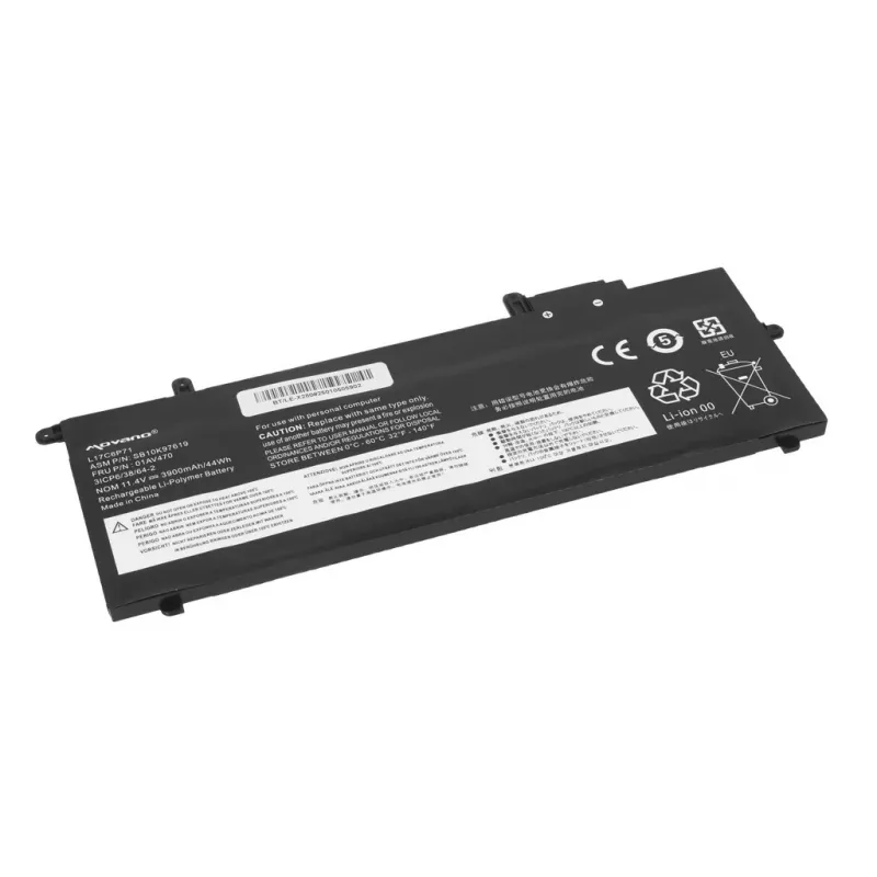 MITSU Akumulators L17C6P71 Lenovo ThinkPad X280 A285 - 3900 mAh (44 Wh)