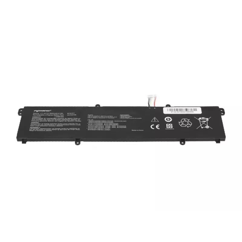 MITSU Battery B31N1911 C31N1911 priekš Asus VivoBook Flip 14 X421 TM420 R413 K413FA - 3600 mAh (41 Wh)