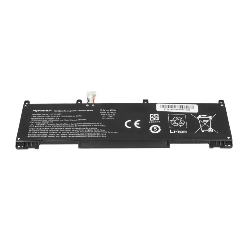 MOVANO Battery RH03XL HP ProBook 440 445 450 630 640 650 G8 G9 G10 - 3550 mAh (40 Wh)