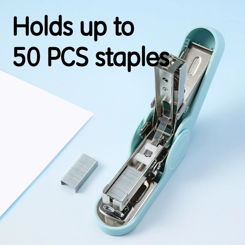 Deli LonGreen EM416 Blue Stapler up to 25 Sheets