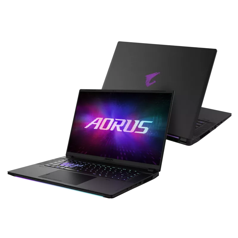 Gigabyte AORUS MASTER 16 6XJM4EEE64SP 16 collu QHD+ spēļu klēpjdators, AMD Ryzen 9 9955HX3D, 64GB DDR5, 2TB NVMe SSD, NVIDIA GeForce RTX 5070 Ti, Windows 11 Home, angļu tastatūra, 2 gadu garantija, melns