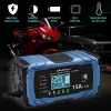 Qoltec Intelligent Microprocessor Charger 12V 15A | Taisngriezis ar remonta funkciju | AGM GEL LiFePO4 | 9 posmu uzlāde