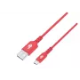 TB USB-C uz USB-C kabelis 1m sarkans 100W PD ātra uzlāde un datu sinhronizācija