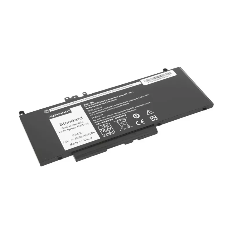MOVANO Akumulators G5M10 WYJC2 8V5GX Dell E5450 E5550 7.4V - 5800 mAh (43 Wh)