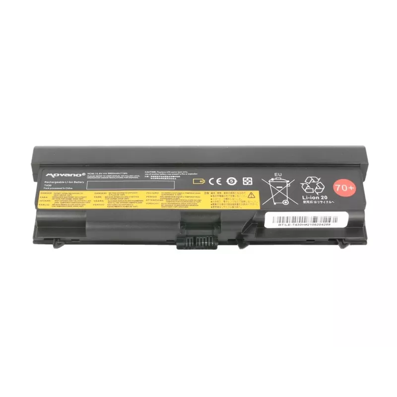 MOVANO Akumulators Lenovo ThinkPad L530 T430 T530 - 6600 mAh (71 Wh)