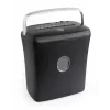 WALLNER Shredder XD1012 CD Cross-Cut Paper Shredder, 6 Sheets, 10 L, Black