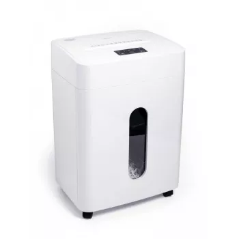 WALLNER Shredder EF2515 C4 Cross-Cut Paper Shredder, 8 Sheets, 15 L, Black