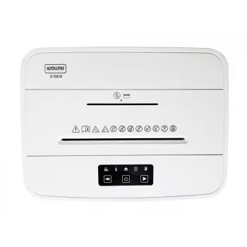 WALLNER Shredder EF2515 C4 Cross-Cut Paper Shredder, 8 Sheets, 15 L, Black