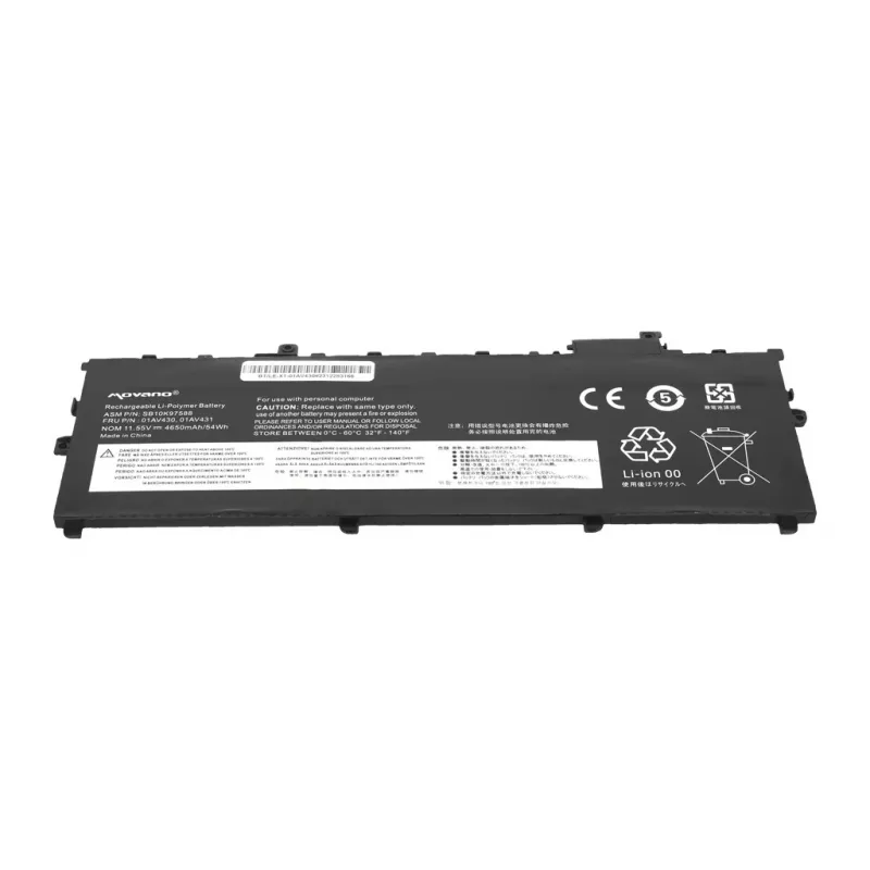 MOVANO Battery 01AV430 Lenovo ThinkPad X1 Carbon 5th Gen 6th Gen 2017 2018 - 4650 mAh (54 Wh)