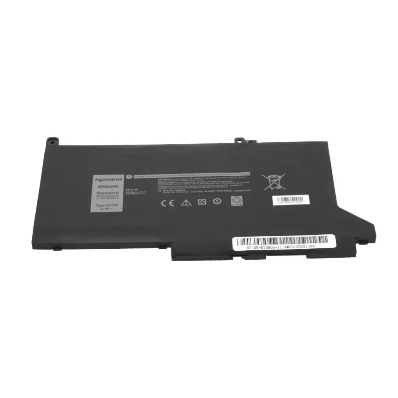 MOVANO Battery DJ1J0 C27RW for Dell Latitude 7280 7290 7380 7390 7480 7490 - 11.4V - 3000 mAh (34 Wh)