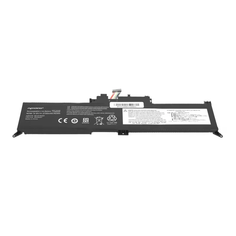 MOVANO Akumulators 00HW027 01AV434 Lenovo ThinkPad Yoga 260 370 X380 - 2700 mAh (40 Wh)