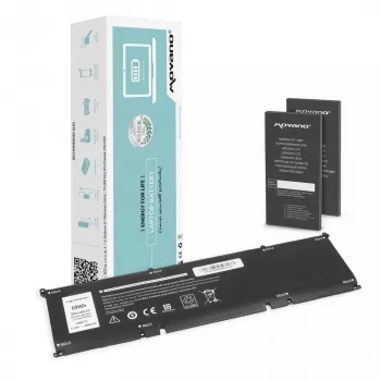 MOVANO Battery 69KF2 Dell Alienware M17 M15 R3 R4 Precision 5550 XPS 9500 9510 - 6000 mAh (69 Wh)