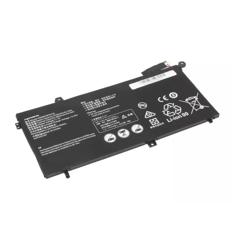 MOVANO Akumulators Huawei Matebook D sērijai HB46K497ECW - 3700 mAh (42.2 Wh)