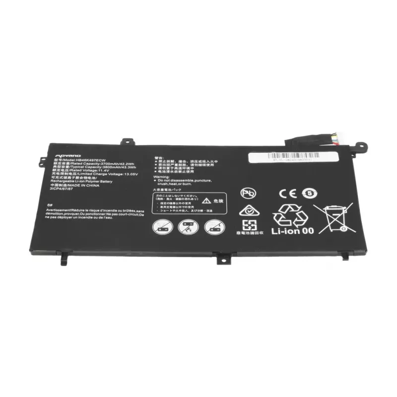 MOVANO Akumulators Huawei Matebook D sērijai HB46K497ECW - 3700 mAh (42.2 Wh)