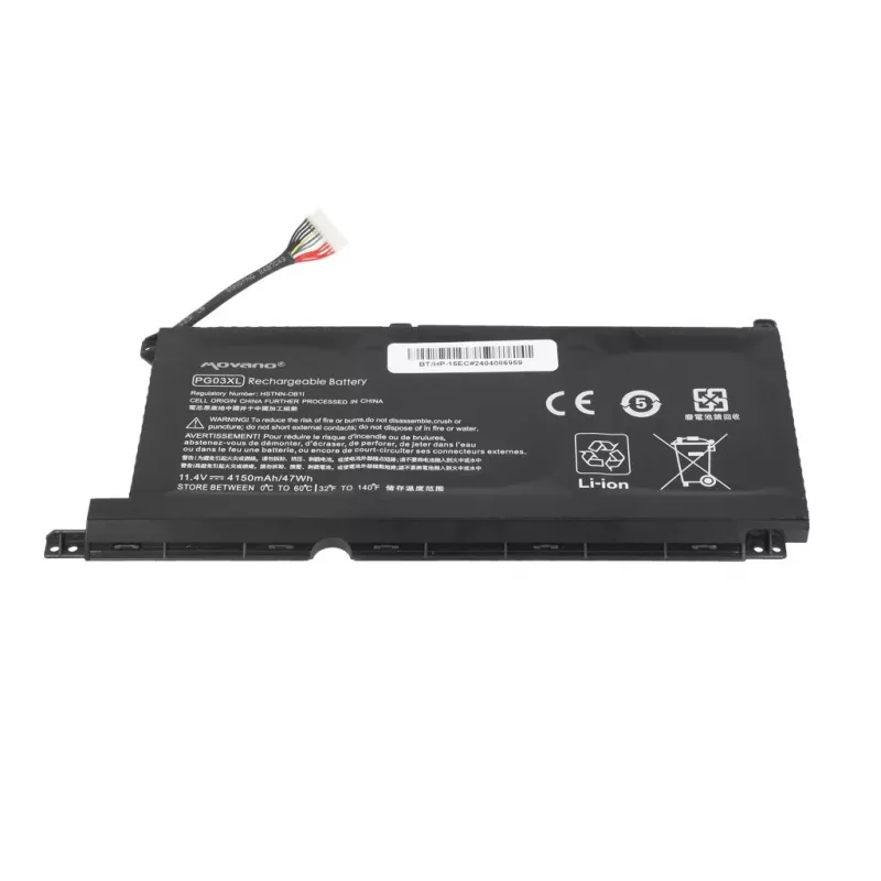 MOVANO Akumulators PG03XL HP 15-DH 15-EC 15-DK 16-A - 4150 mAh (47 Wh)