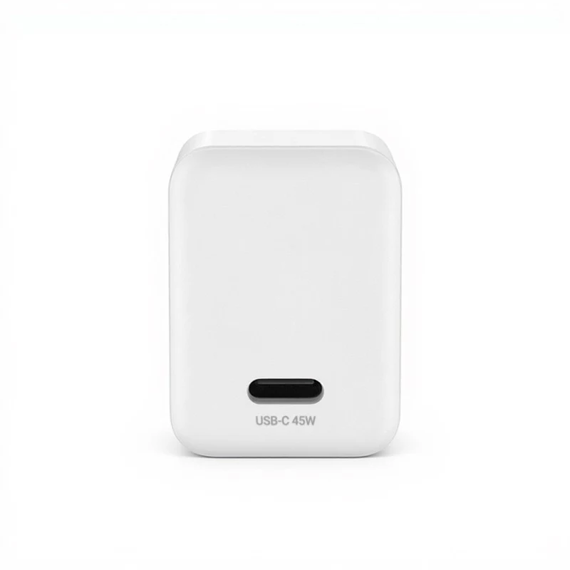 Crong Ultra Compact GaN USB-C 45W PD 3.0 PPS sienas lādētājs (balts)