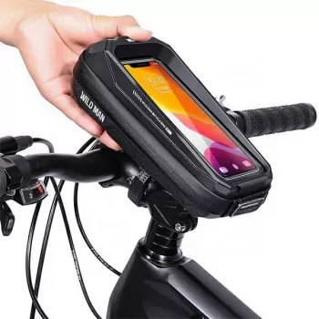 WILDMAN MS33 Bicycle Top Tube Bag 0.6L Black