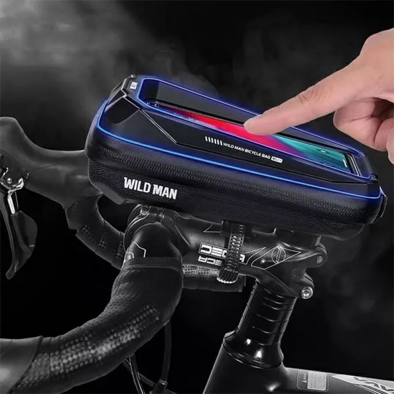 WILDMAN MS33 Bicycle Top Tube Bag 0.6L Black