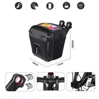 WILDMAN GS9 3L Handlebar Bag Black