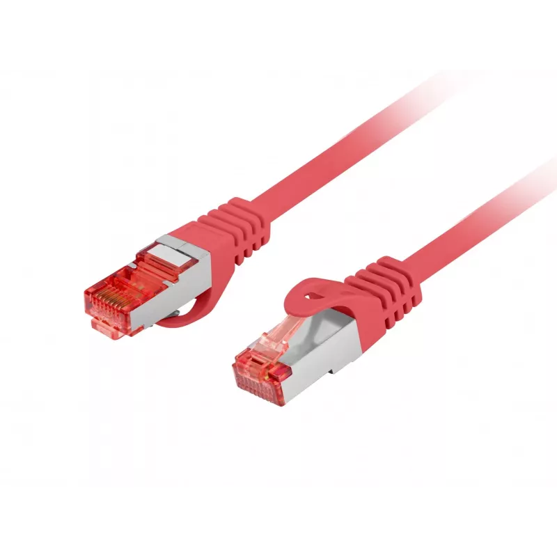 LANBERG Cat.6 S/FTP LSZH Patch Cable 20m Red Fluke Passed