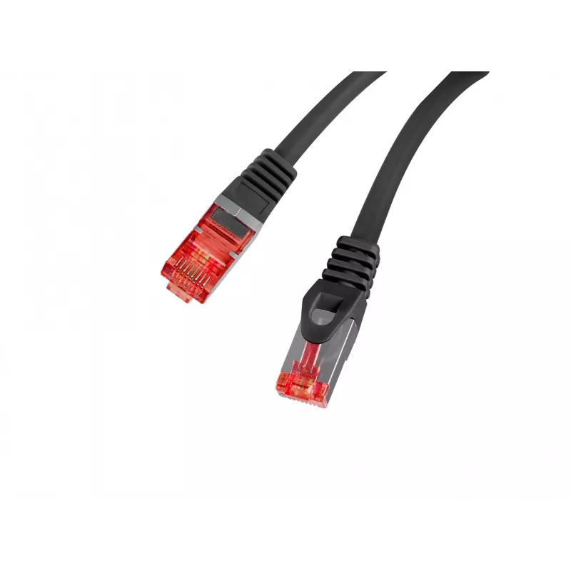 LANBERG Cat.6 S/FTP LSZH Patch Cable 20m Black Fluke Passed
