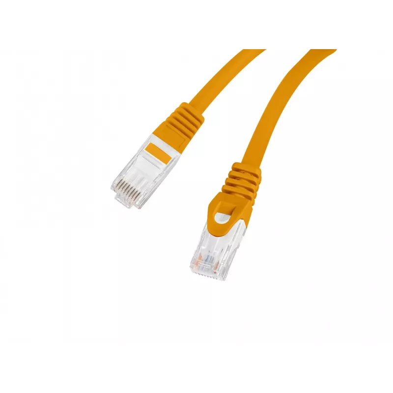 LANBERG Cat.6 UTP LSZH Patch Cable 20m Orange Fluke Passed