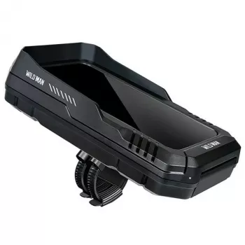 WILDMAN FK4 Bicycle Frame Bag with Phone Holder – Black