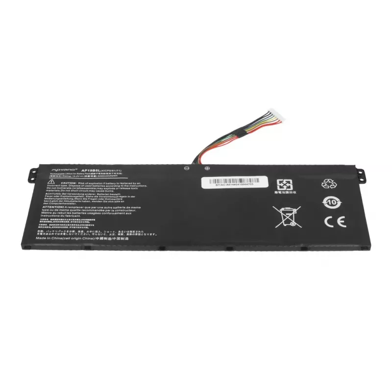 MOVANO Akumulators AP19B5L Acer Aspire 5 A515-43 Swift 3 SF314-42 Vero AV15-51 - 3400 mAh (52 Wh)