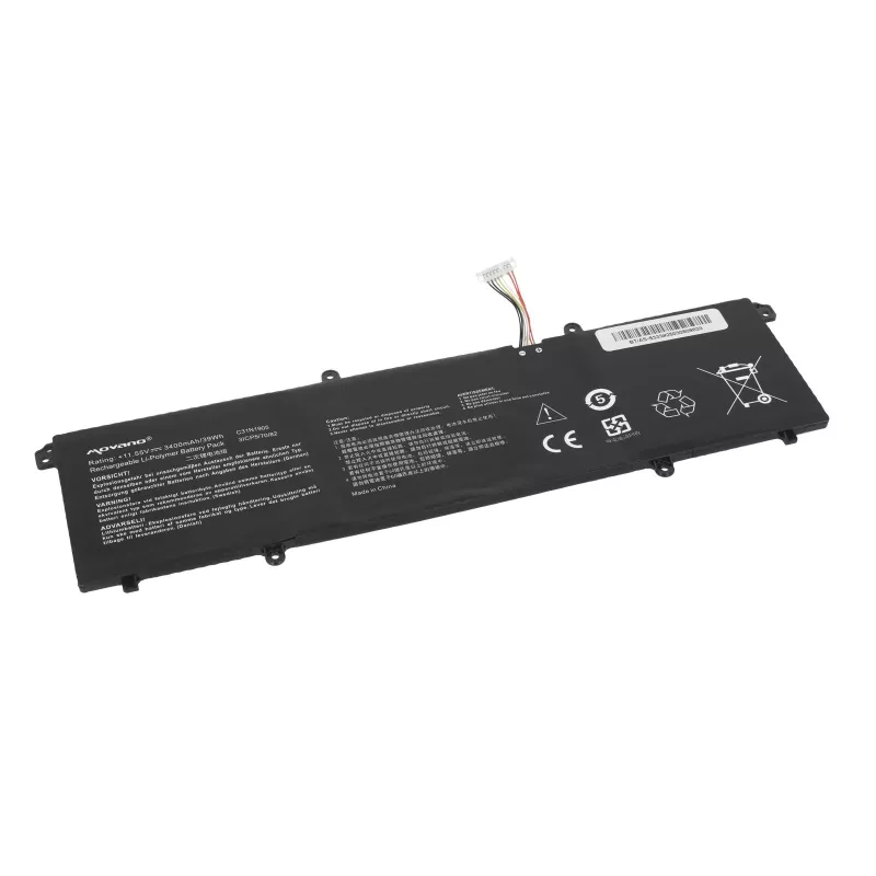 MOVANO Akumulators C31N1905 ASUS VivoBook S14 M433 S433 S433FL S15 S533 S533EQ - 3400 mAh (39 Wh)
