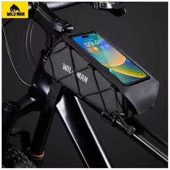 WILDMAN GX100 Bicycle Frame Bag - Black