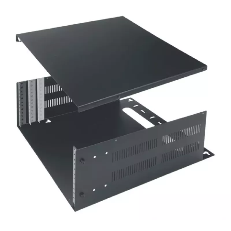 Vaddio Middle Atlantic 4U sienas stiprinājuma statīva korpuss - Melns - 19 inch