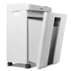 Deli E9952 Cross-Cut Paper Shredder, 10 Sheets, 21L, Black