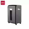 Deli E14400 Cross-Cut Paper Shredder, 12 Sheets, 23L, Black
