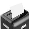 Deli E14400 Cross-Cut Paper Shredder, 12 Sheets, 23L, Black