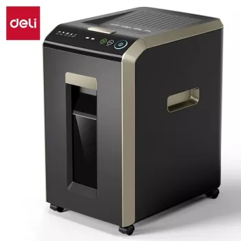 Deli ET088 Cross-Cut Paper Shredder, 8 Sheets, 15L, P-4
