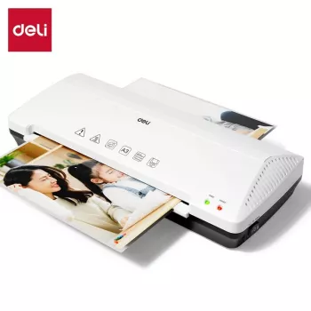 DELI Office Laminator ET105 A3 - Karstā un aukstā laminēšana, 2 veltņi, 125 mikroni