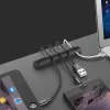 UGREEN 4-Slot Cable Management Clip (2 Pack) - Black