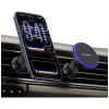 USAMS magnētiskais auto ventilācijas turētājs viedtālruņiem, 360° rotācija, melns